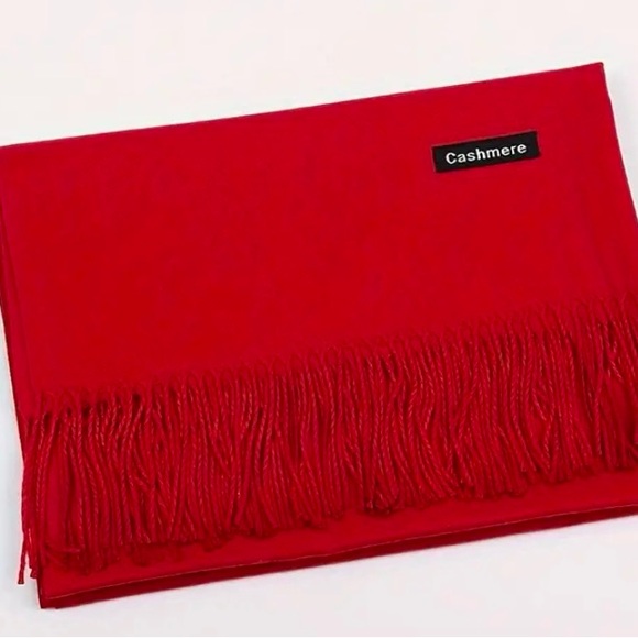 Accessories - 🧿Red Cashmere Scarf